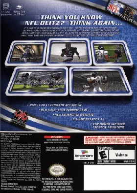 NFL Blitz Pro box cover back